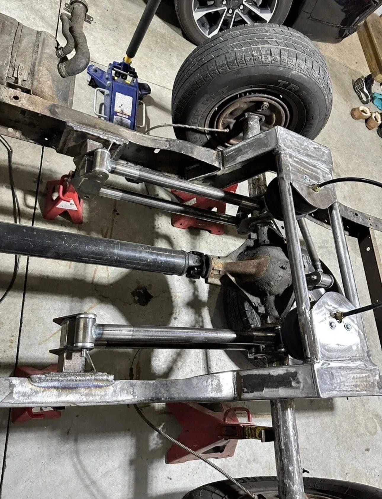 73-87 C10 4 LINK KIT W/ WATTS LINK AND STEP NOTCH