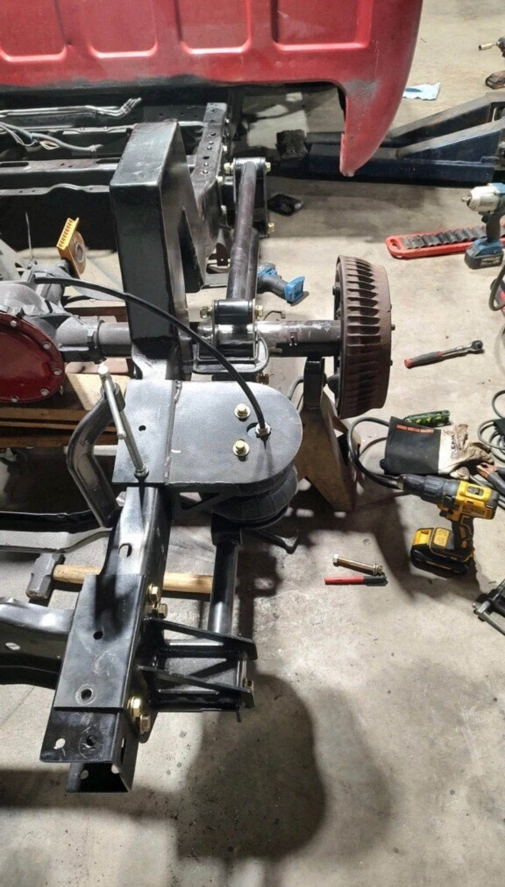 73-87 C10 ONLY WELD ON CANTILEVER 4 LINK W/ WATTS LINK & STEP NOTCH